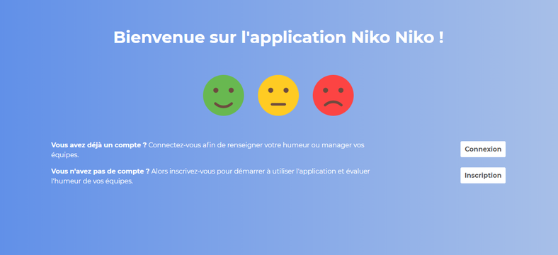 Impression d'écran du projet Niko Niko